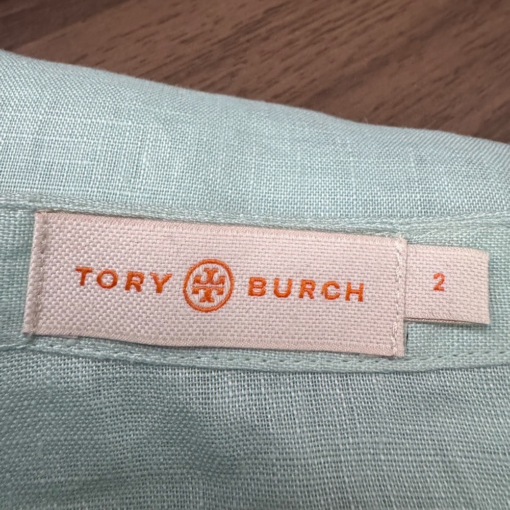 Tory Burch Linen and Silk Blouse - Picture 8 of 8